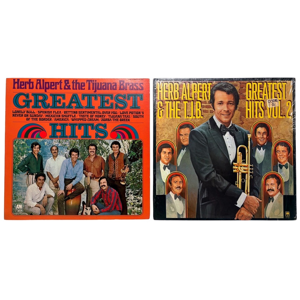 Herb Alpert & the Tijuana Brass Greatest Hits Vol 1 & 2 Vinyl Record Lot A&M LP